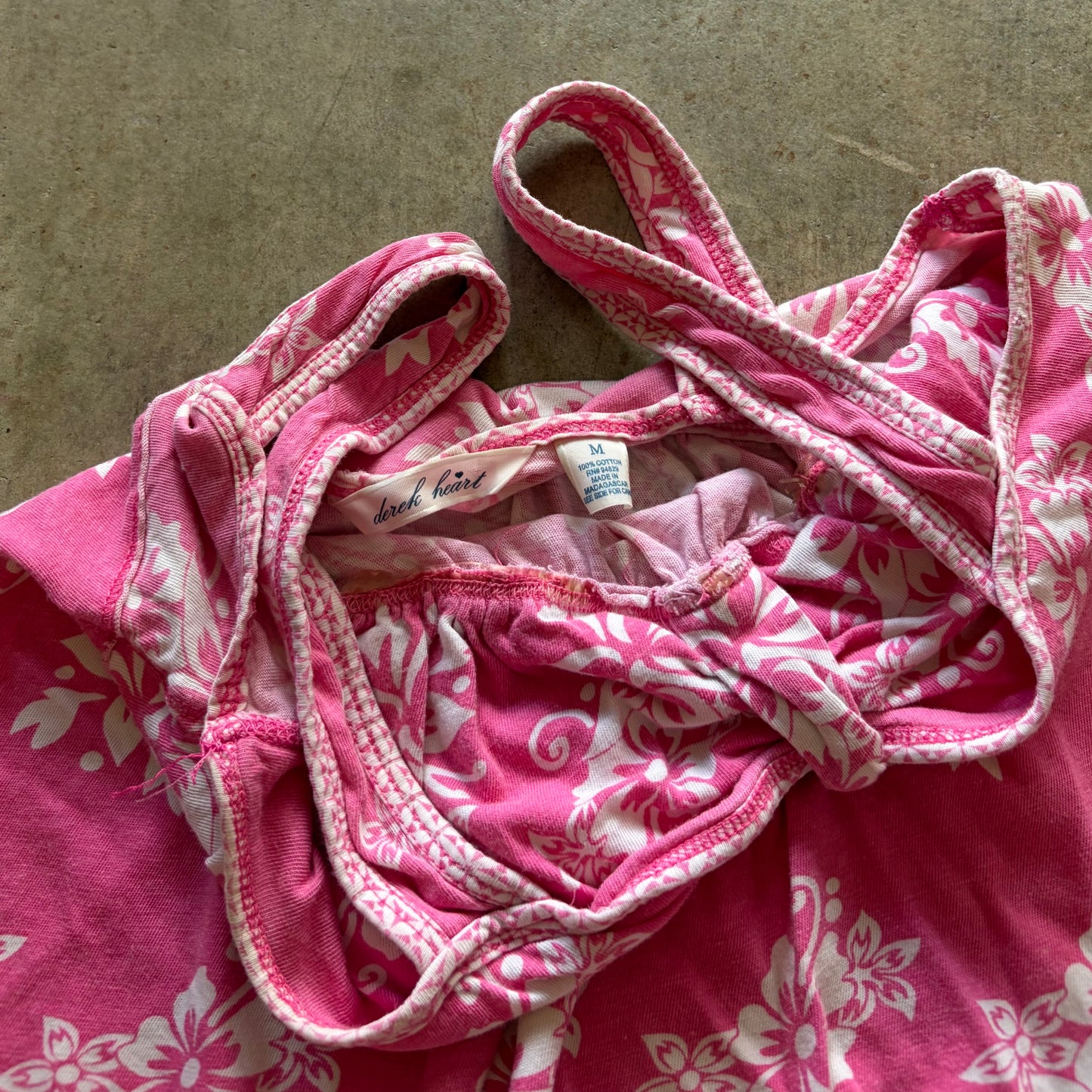 (M) Derek heart babydoll style floral top