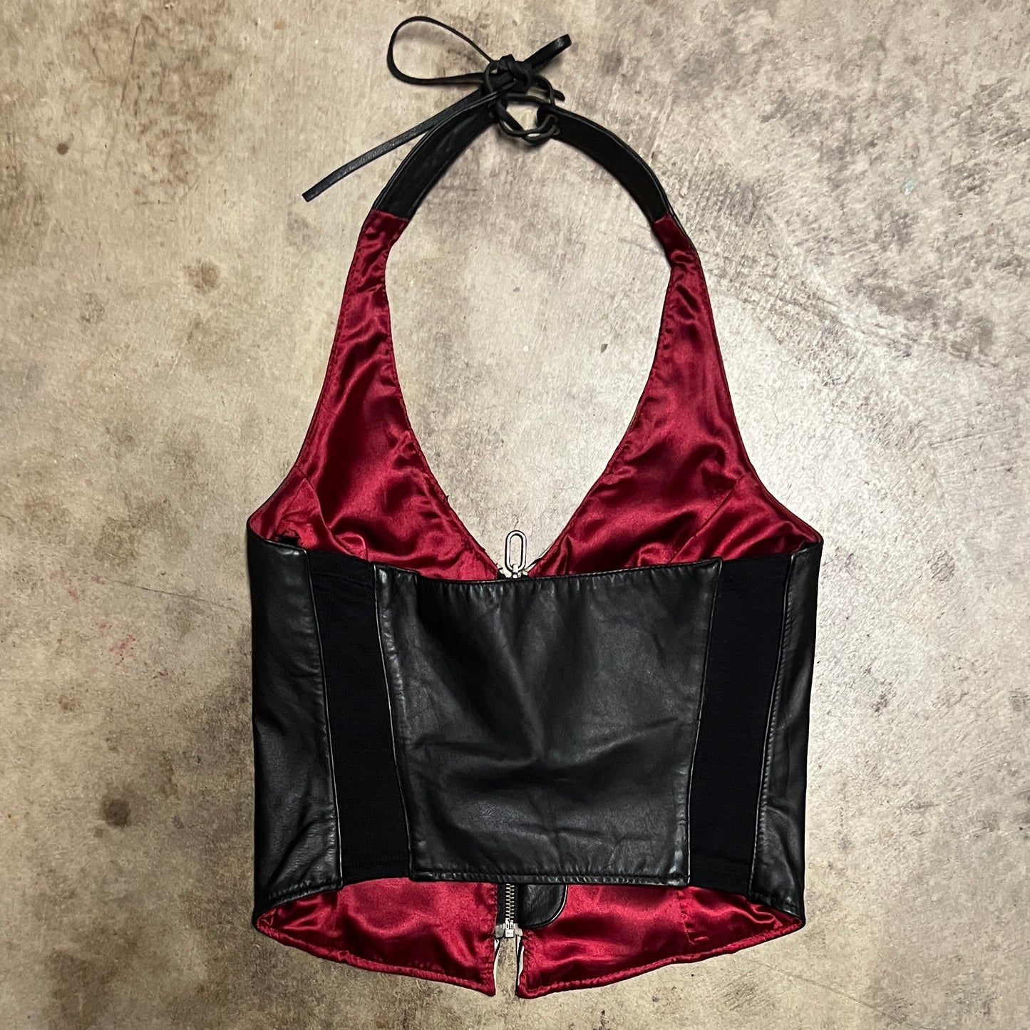 (S) harley davdison rose vest