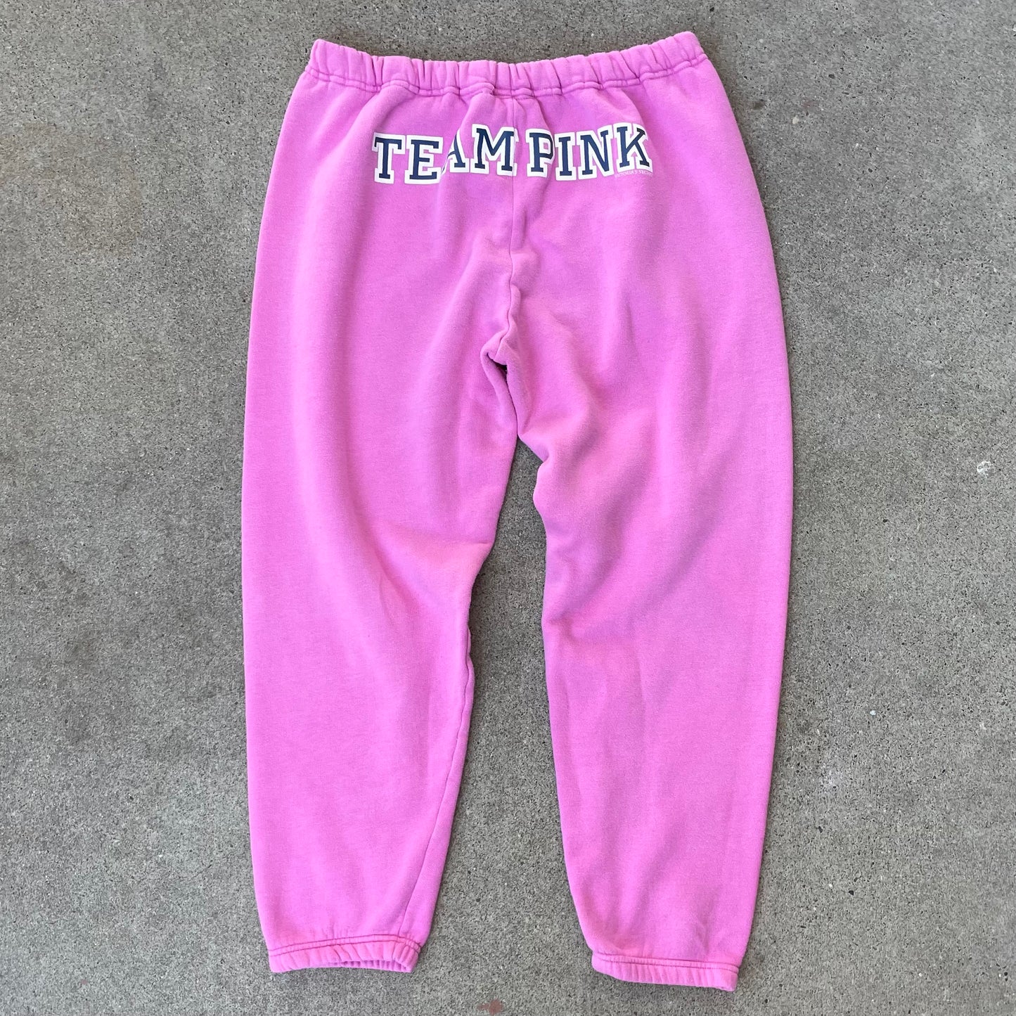 (S) victoria's secret pink spellout jogger capris