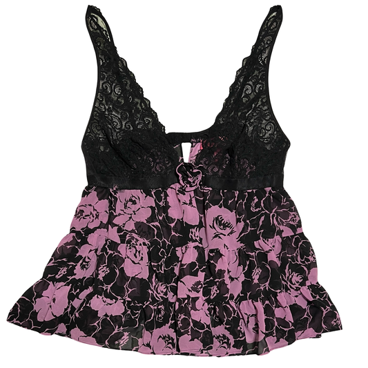 (M) betsy johnson lingerie top
