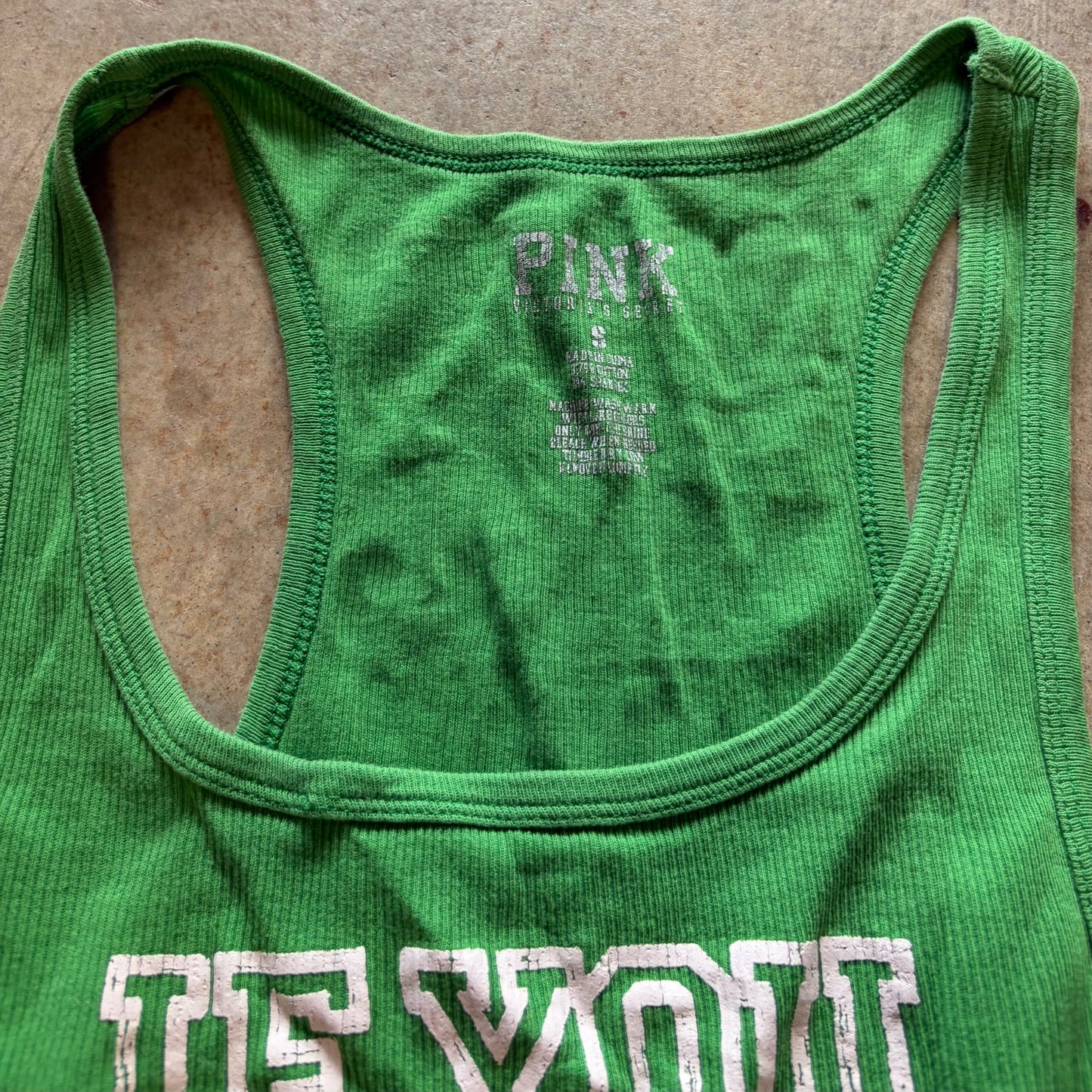 (S) Victoria’s Secret pink my dog tank