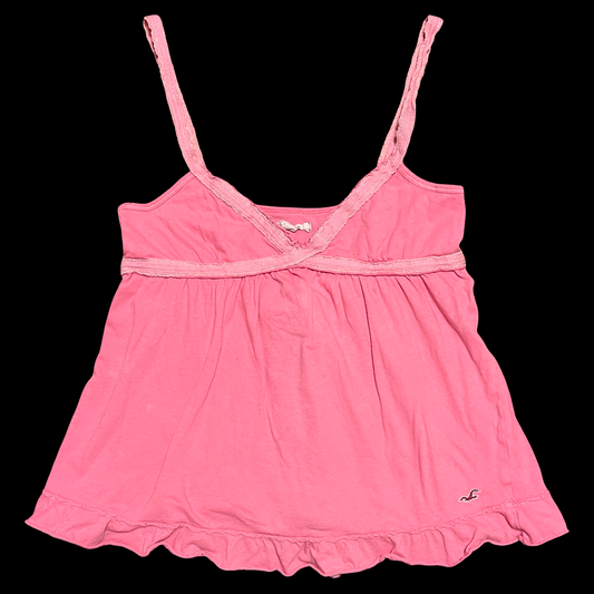 (L) hollister babydoll top