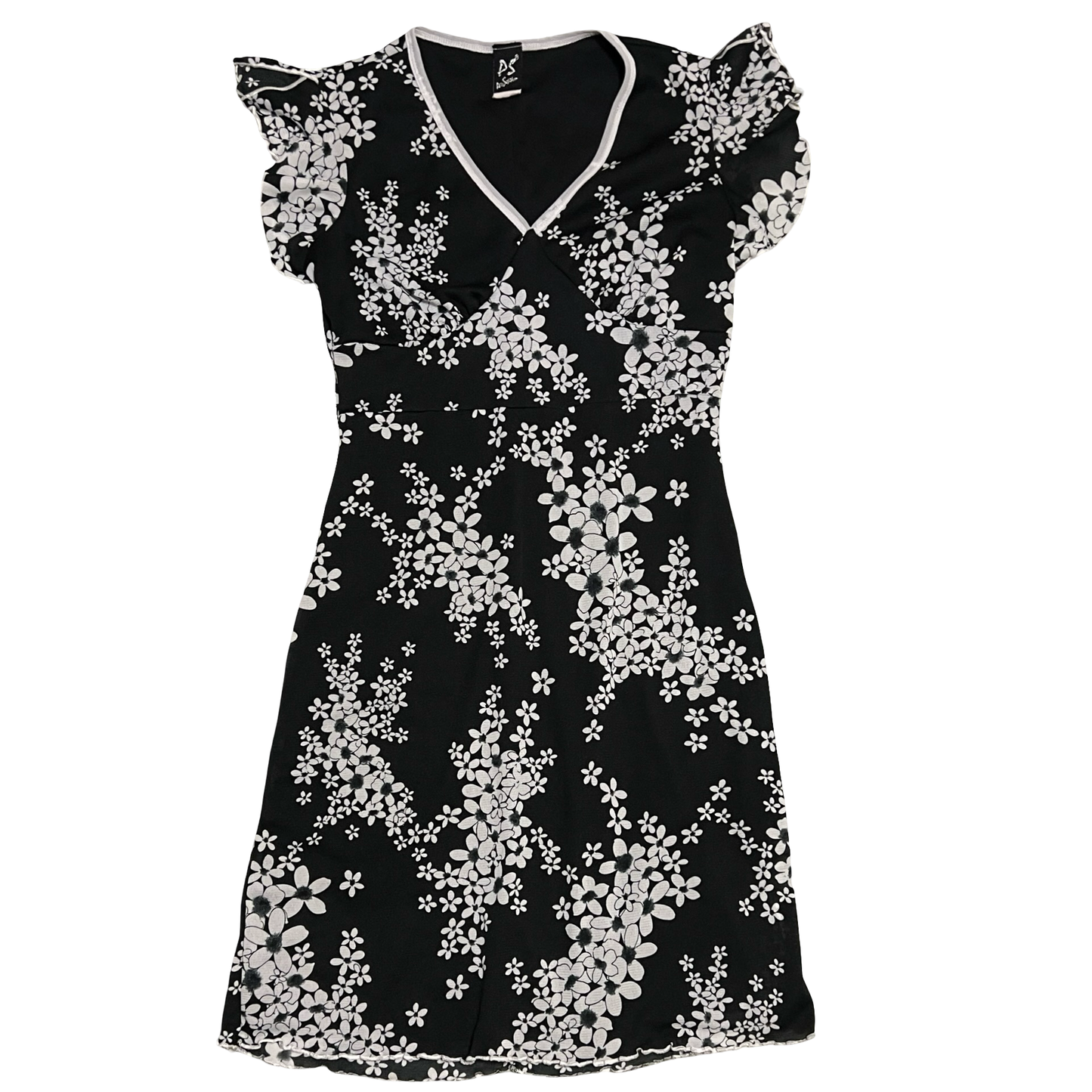 (S) PS floral mini dress