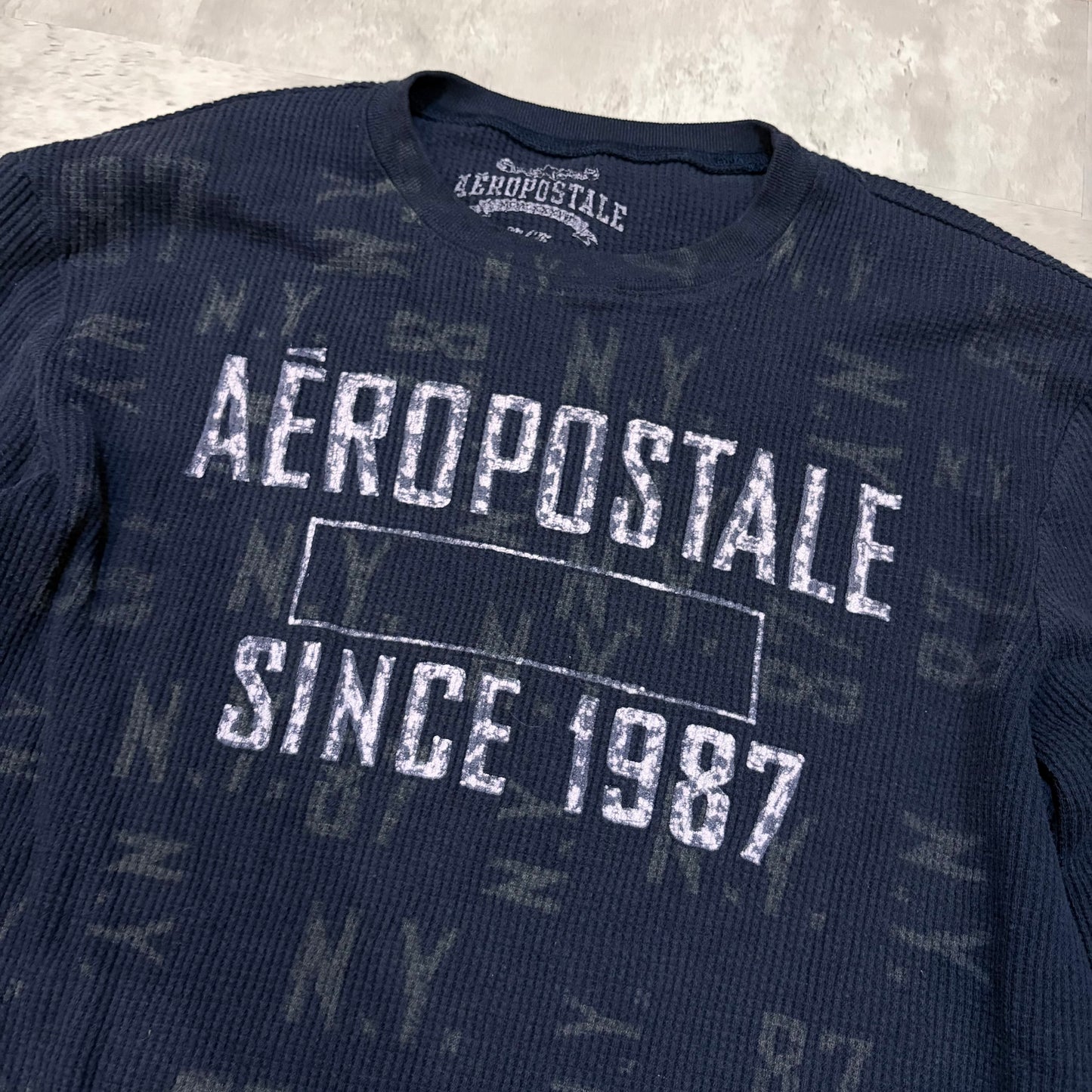 (M) Aeropostale NY thermal long sleeve