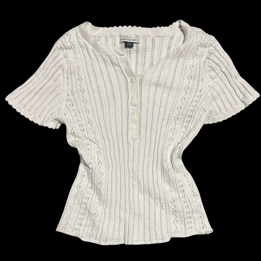 (L) american eagle sweater henley top