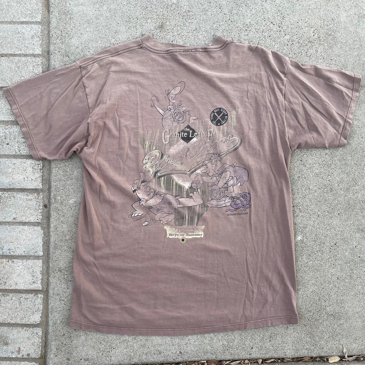 (XL) 1995 Universal Club flintstones tee