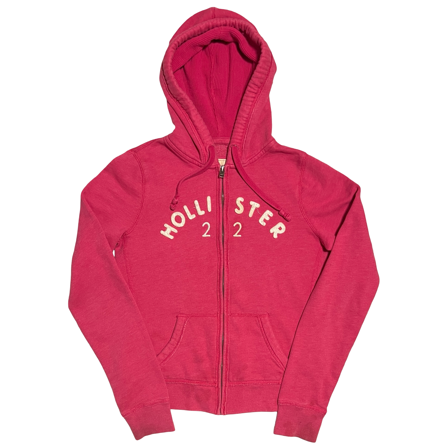 (M) hollister hot pink jacket