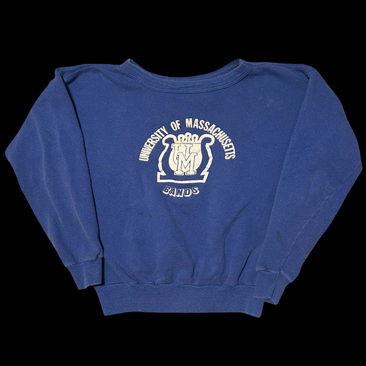 (XS) vintage university of massachusets bands crewneck