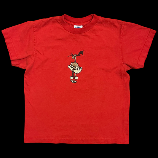 (S) tilt monkey baby tee