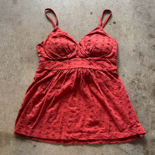 (L) American rag babydoll style blouse