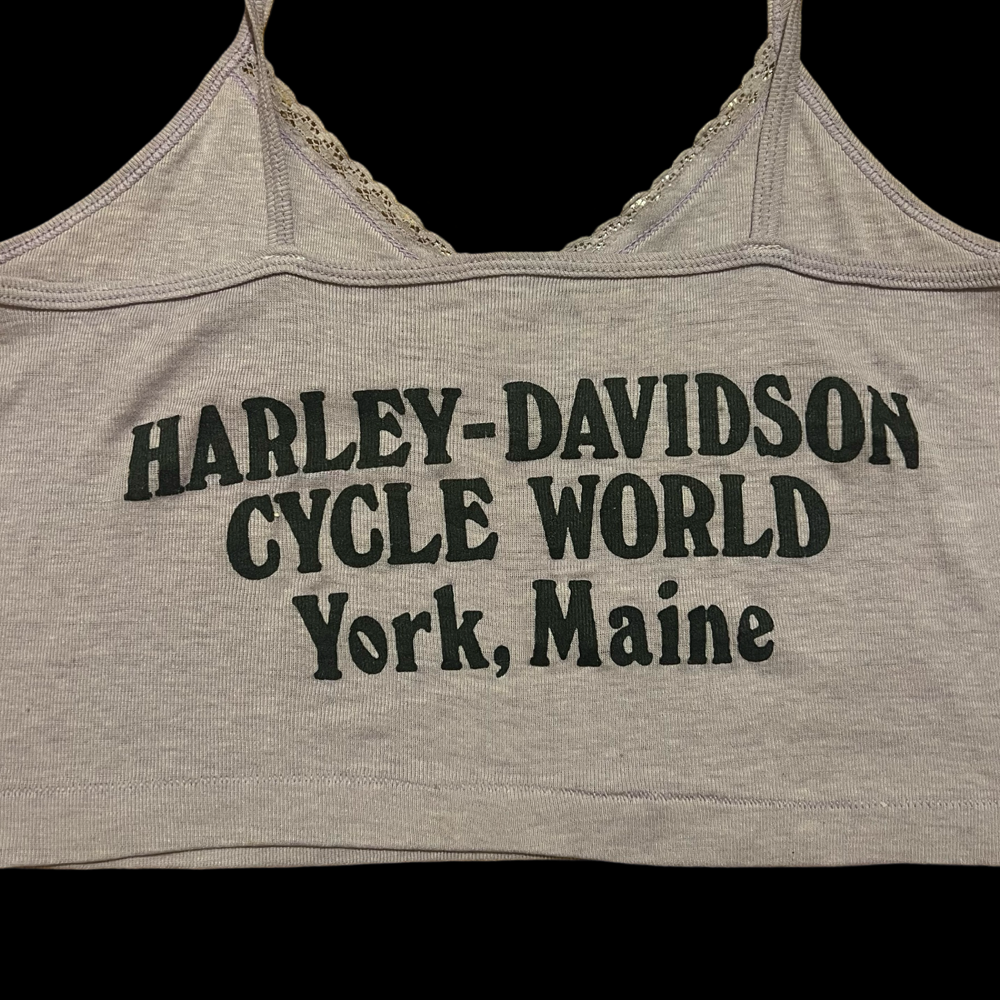 (S/M) harley davidson 3D emblem tank top