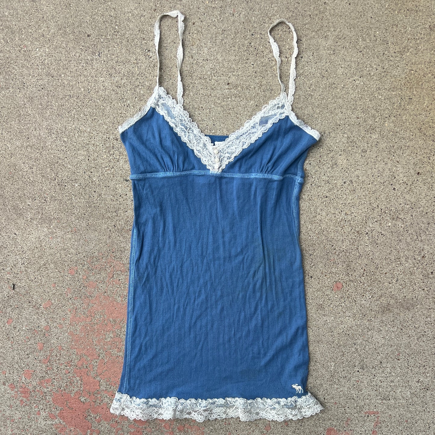 (M) Abercrombie & fitch blue tank top