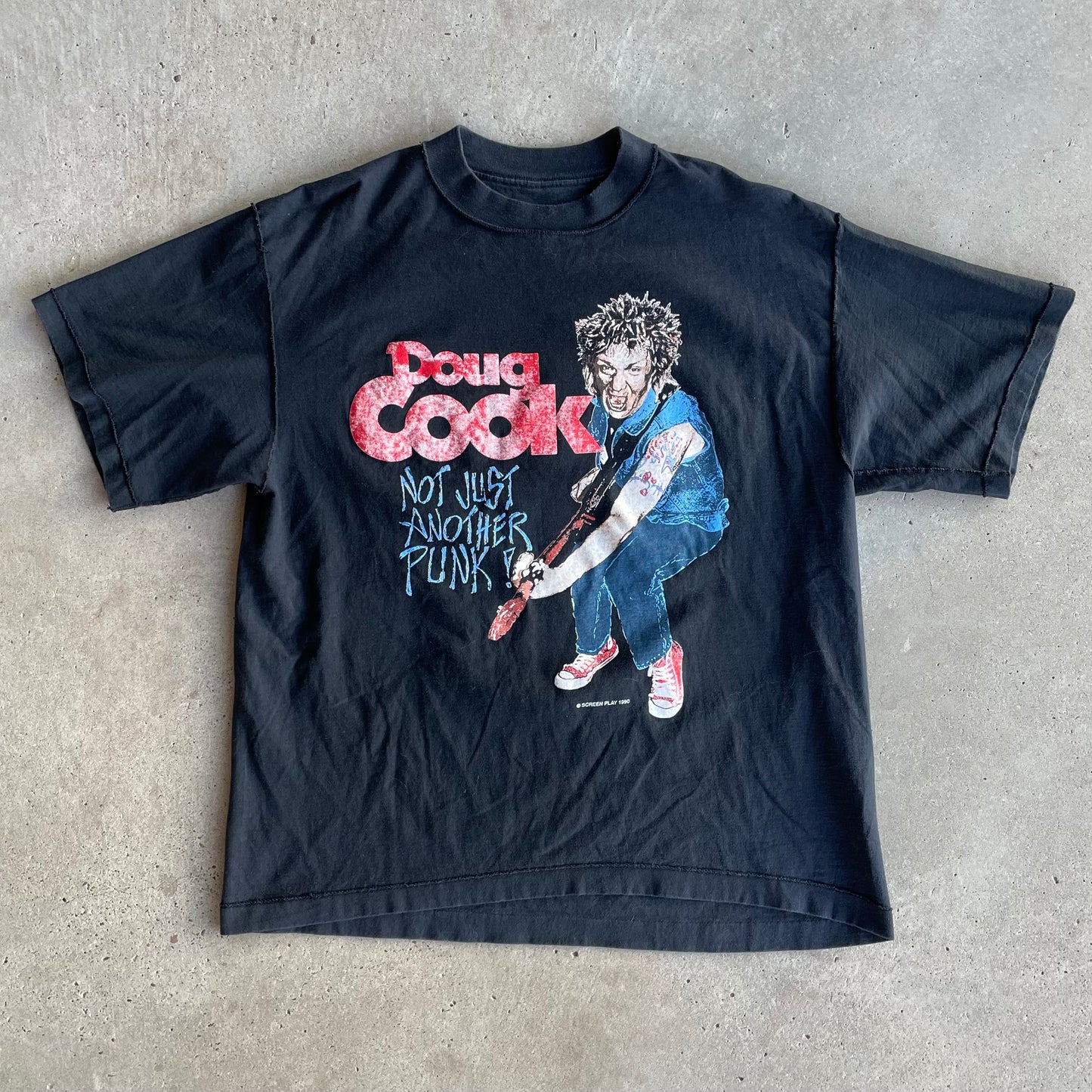 (XL) Vintage Doug Cook reversible surf wear tee
