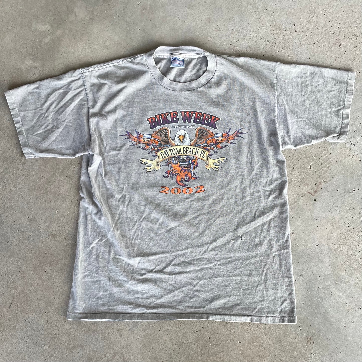 (XL) 2002 Bike week tee
