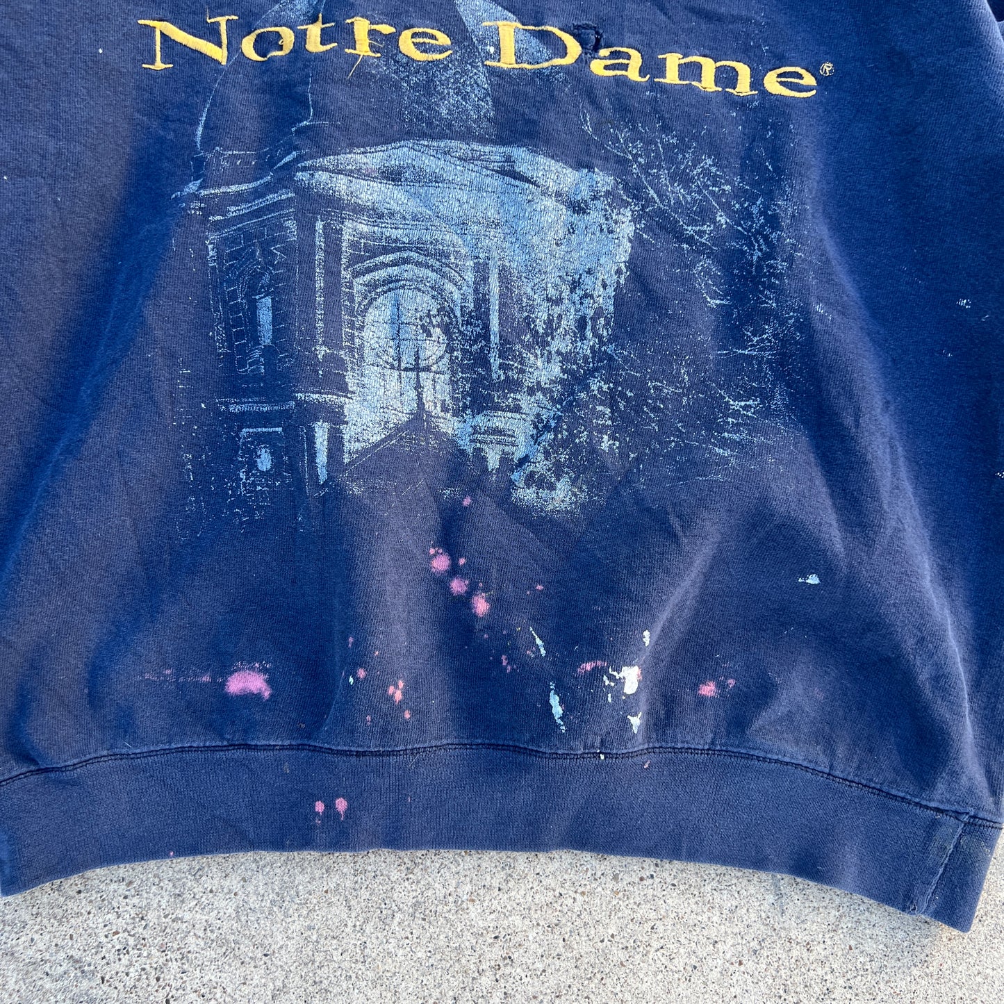 (L) Notre dame crewneck