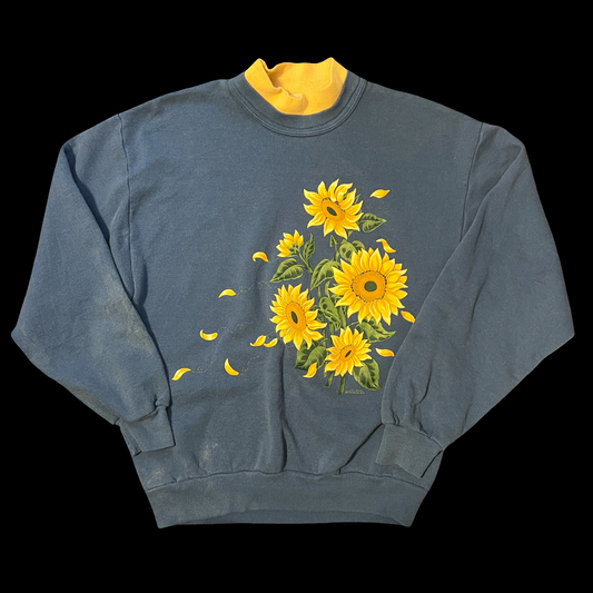 (L) morning sun sunflower crewneck