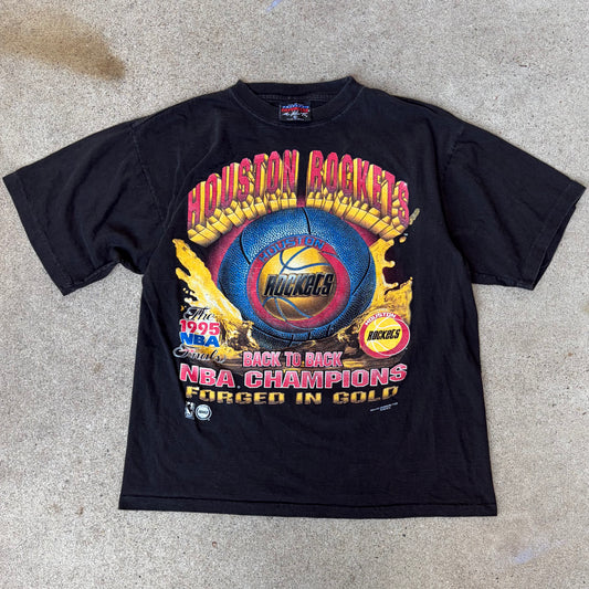 (L) 90s Houston Rockets tee