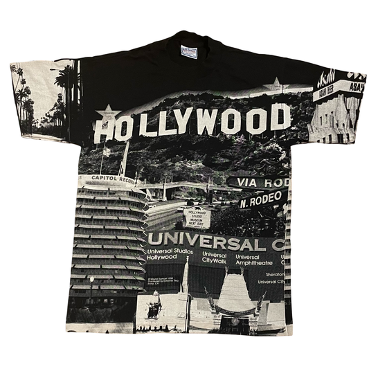 (M) Hollywood aop tee