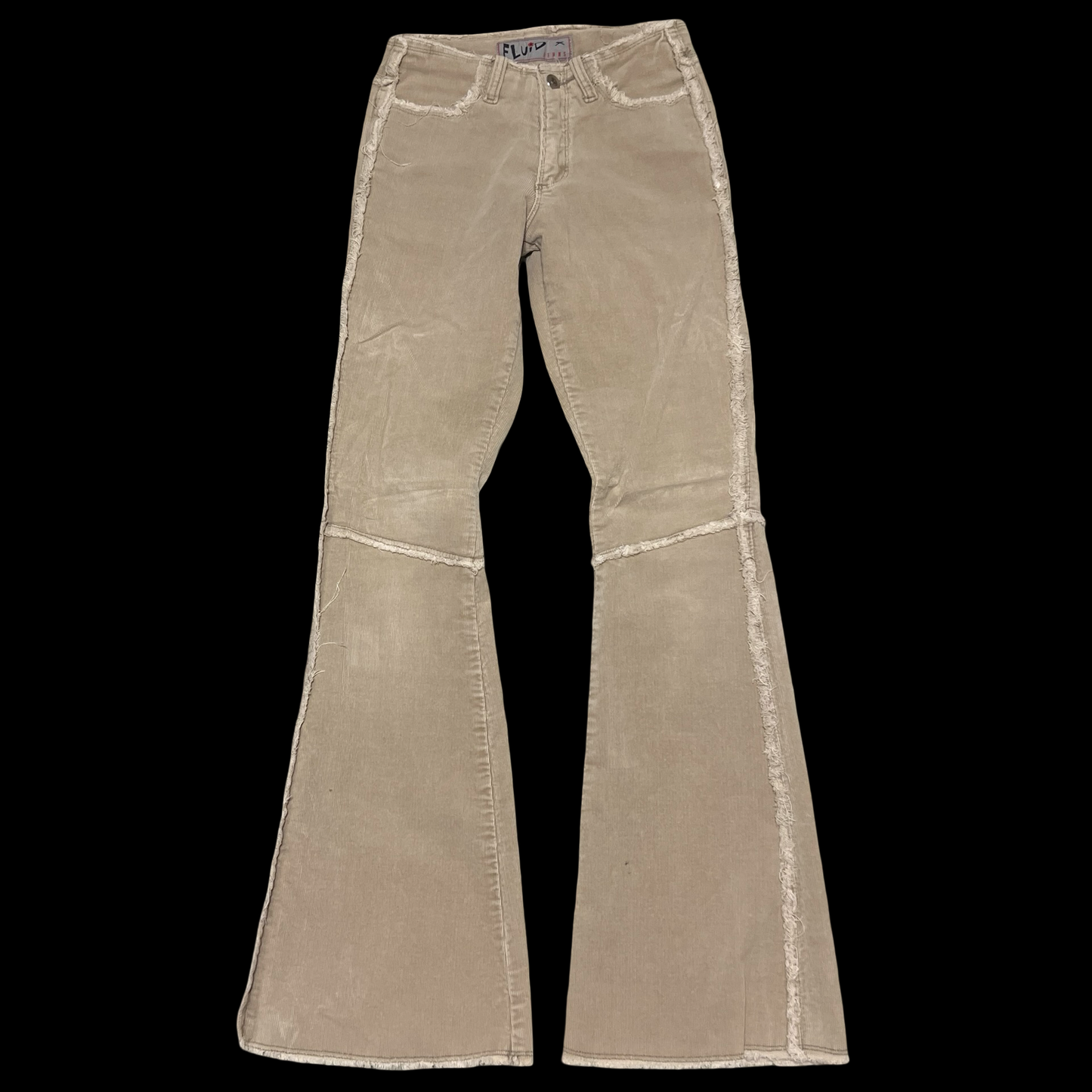 (1) fluid jeans corduroy flare pants