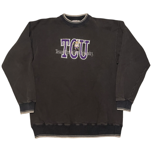 (L) Vintage TCU crewneck