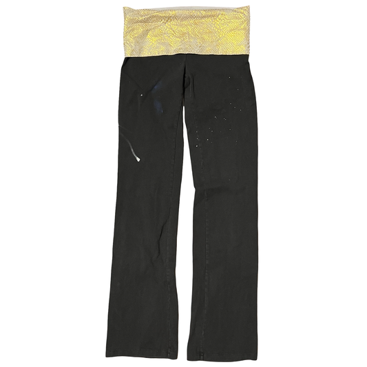 (XS) victoria's secret steelers fold over leggings