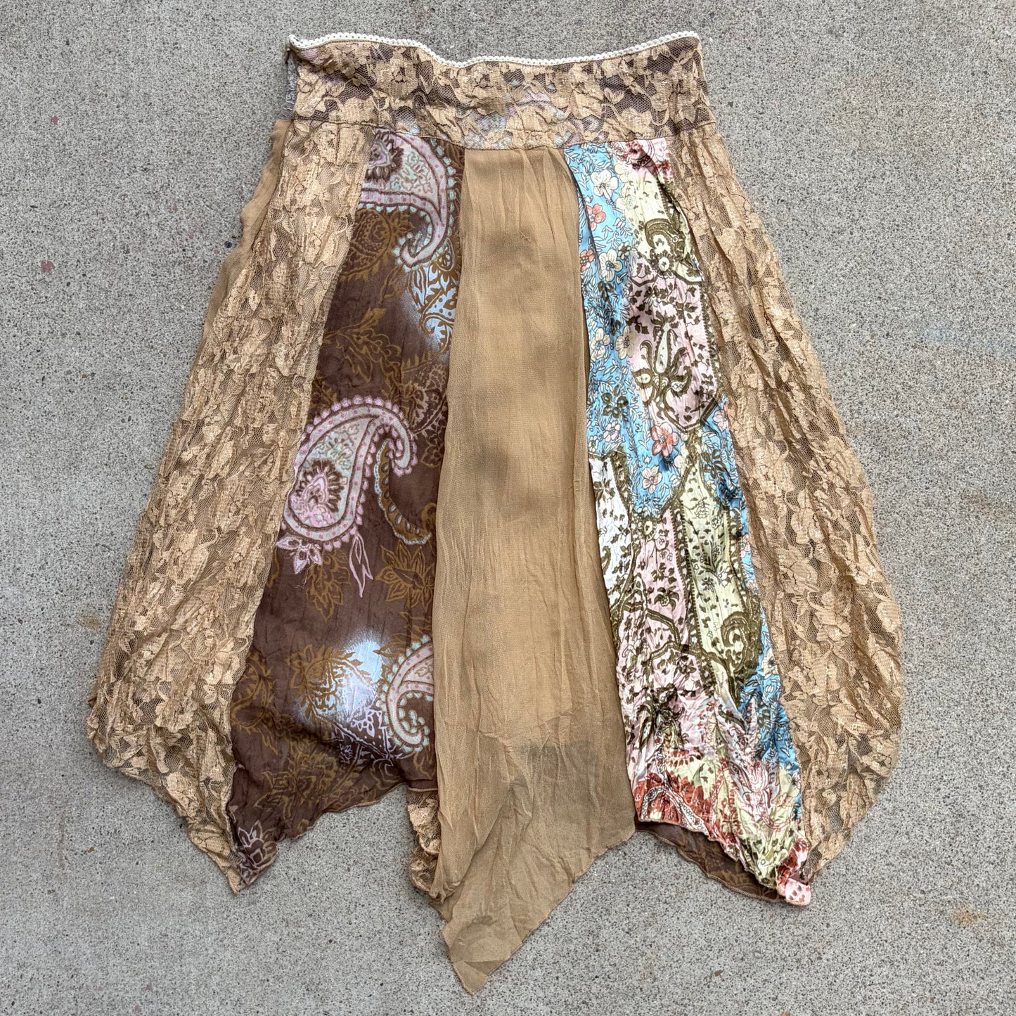 (XS) rave fairy midi skirt