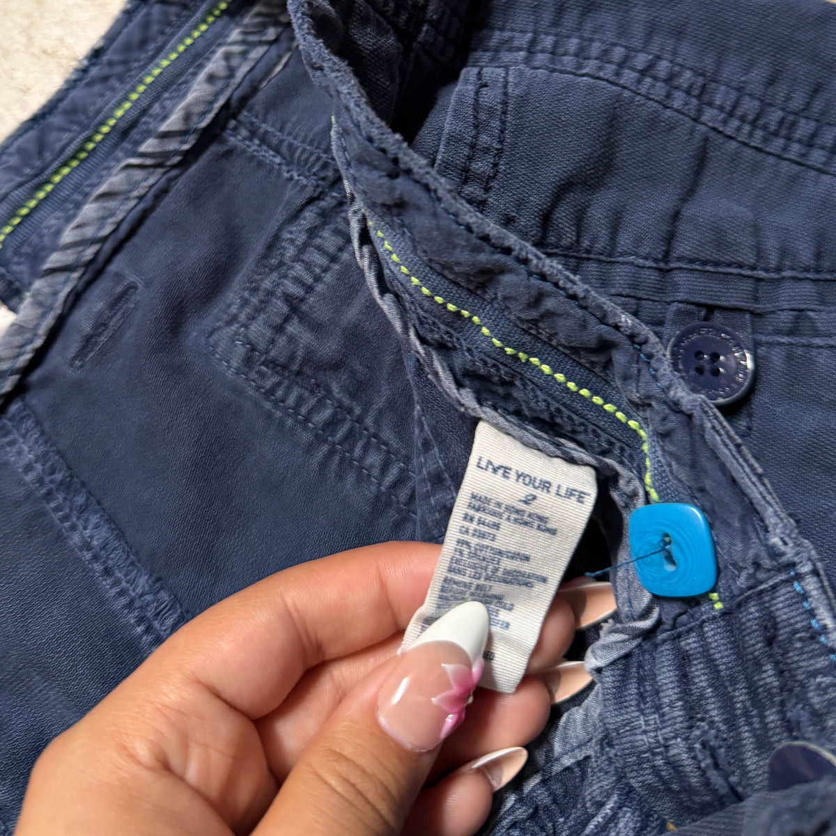 (2) ladies American eagle mini shorts