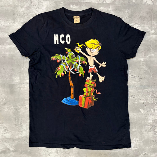 (S) Hollister Christmas palm tree tee