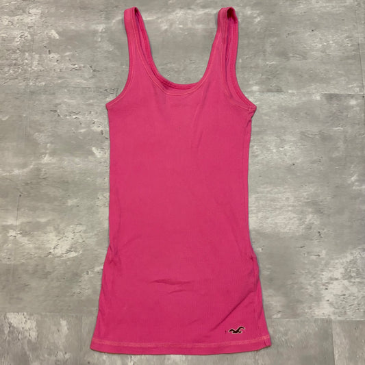 (S) ladies Hollister pink tank top