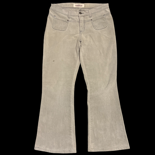 (9/10) hydraulic corduroy flare pants