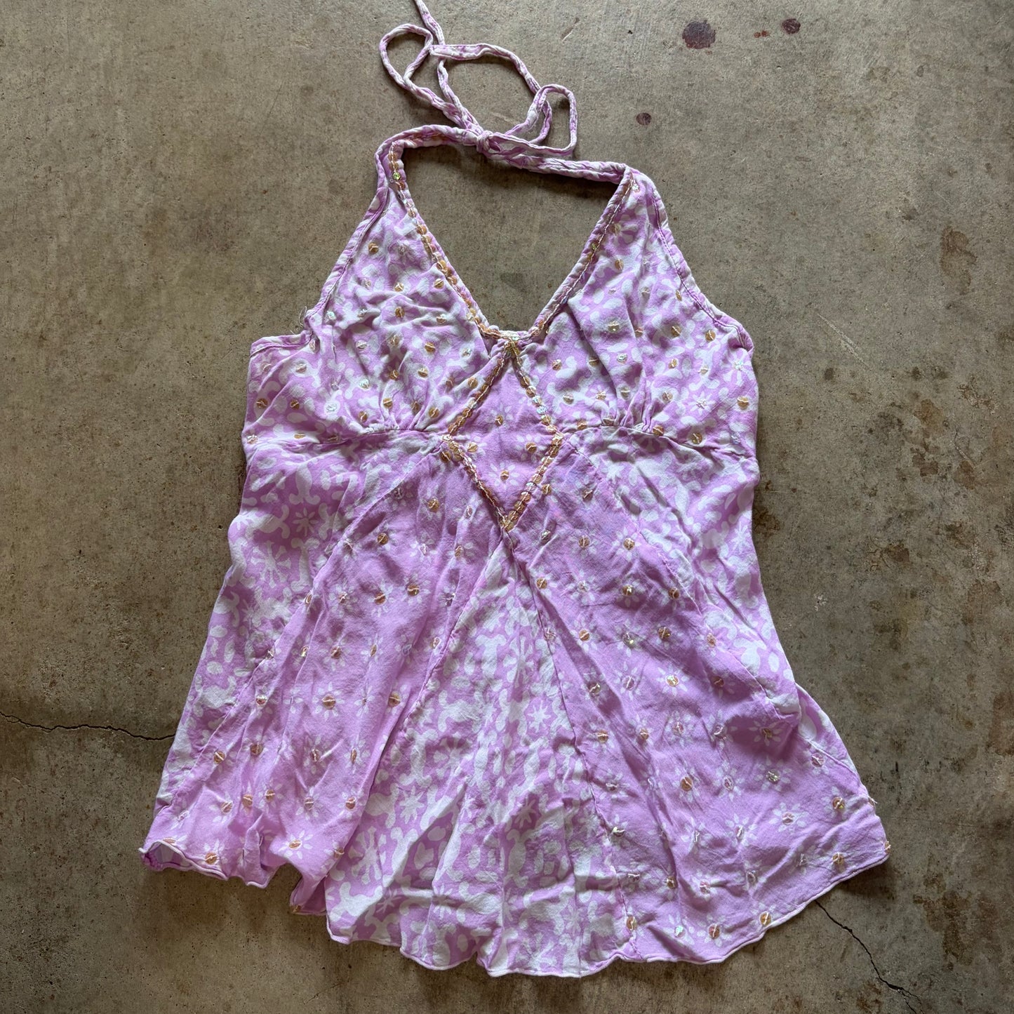 (M) cool change halter top