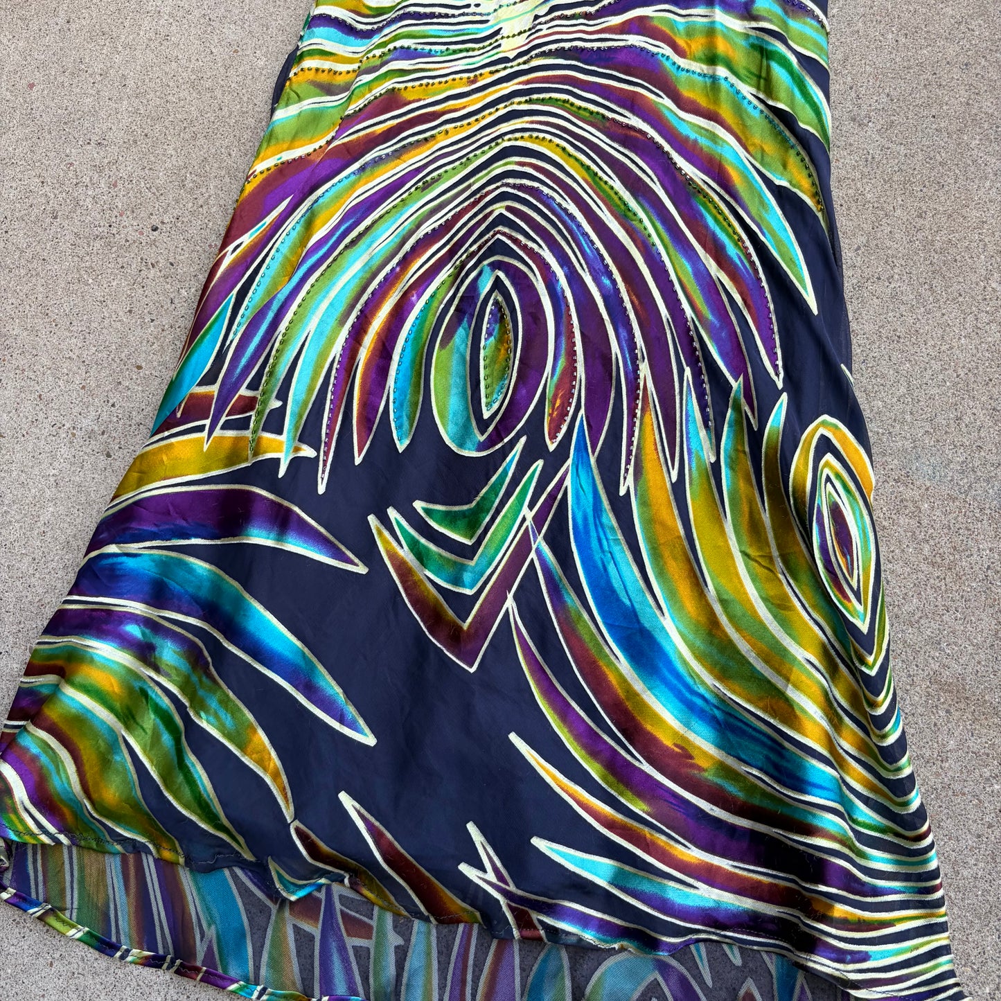 (2) cache maxi dress