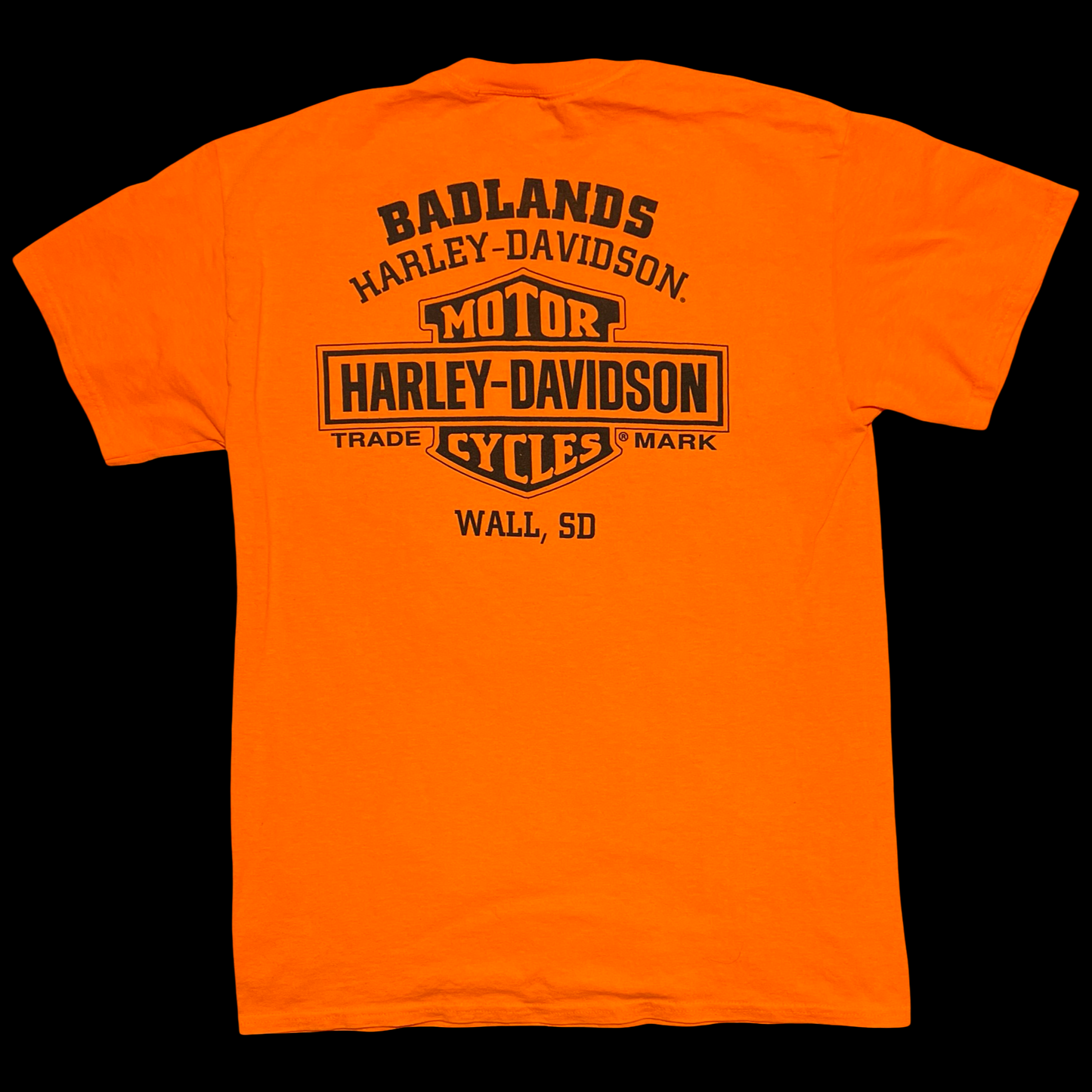 (M) badlands harley davidson tee