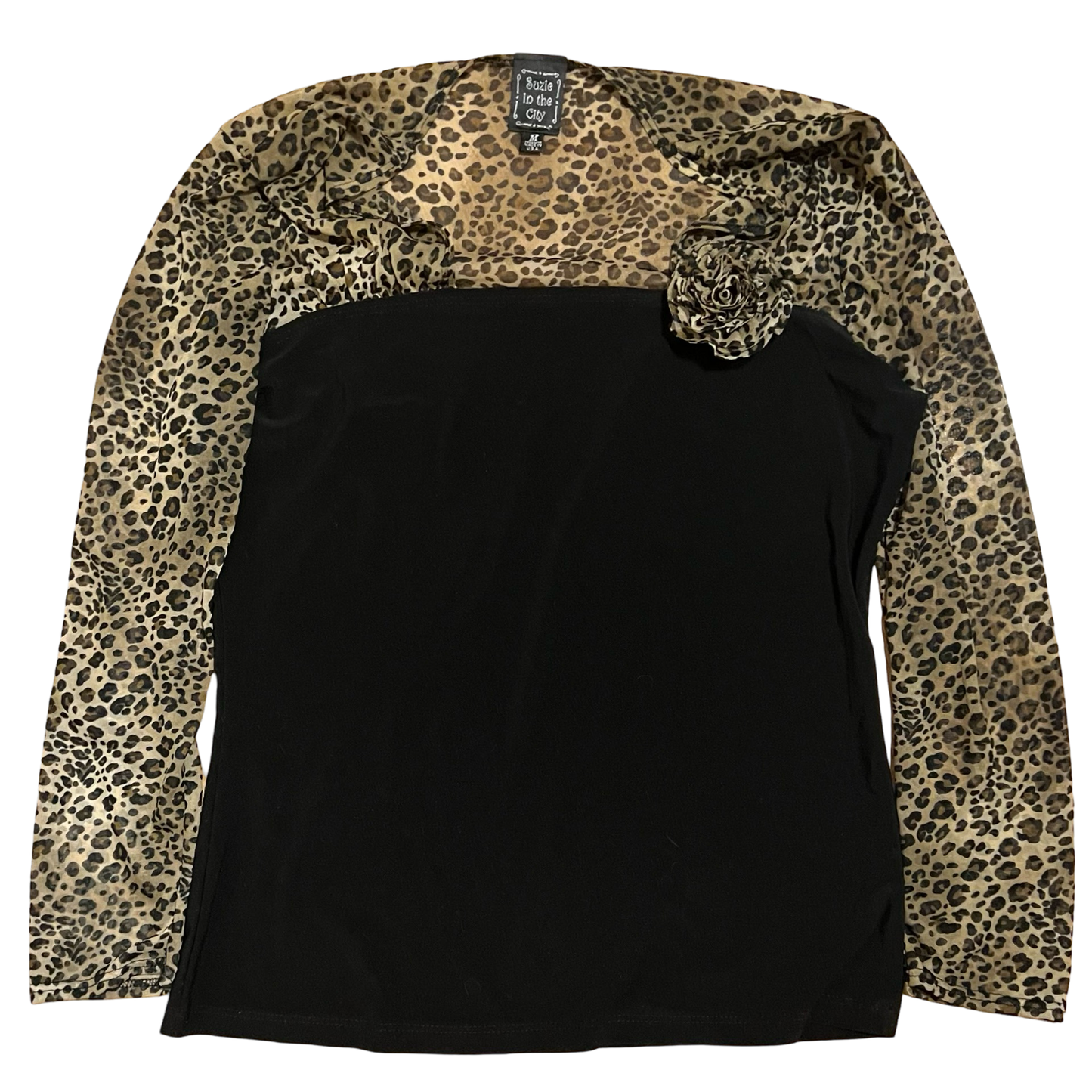 (M) suzie in the city cheetah top