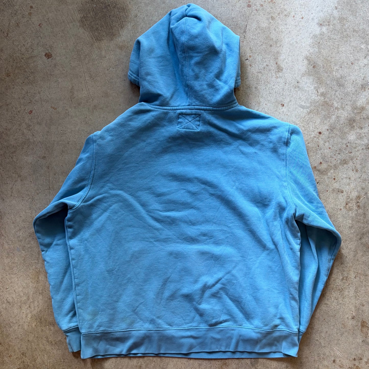 (L) Aeropostale athletics 45 baby blue hoodie