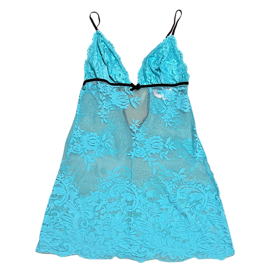 (M) victoria's secret sheer lace mini dress