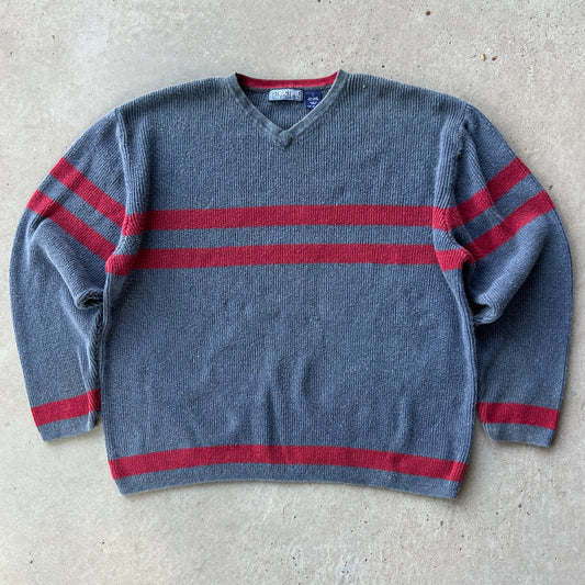 (L) structure sweater