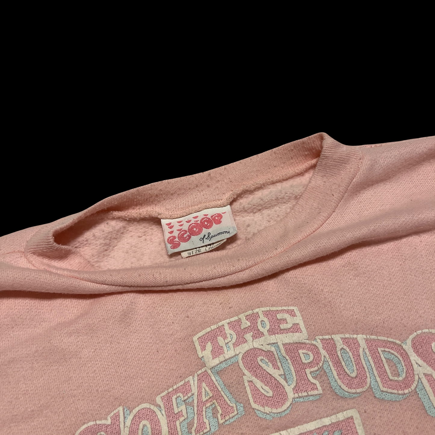 (YL 7-14) vintage the sofa spuds crewneck
