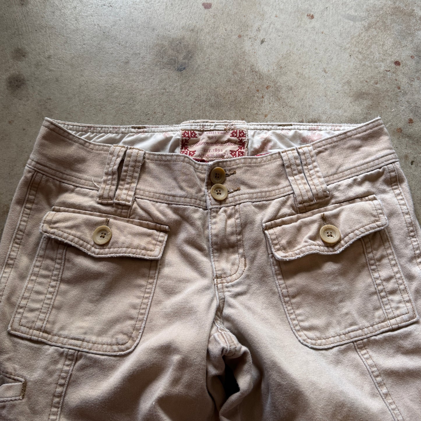 (4) Abercrombie & fitch cargo pants