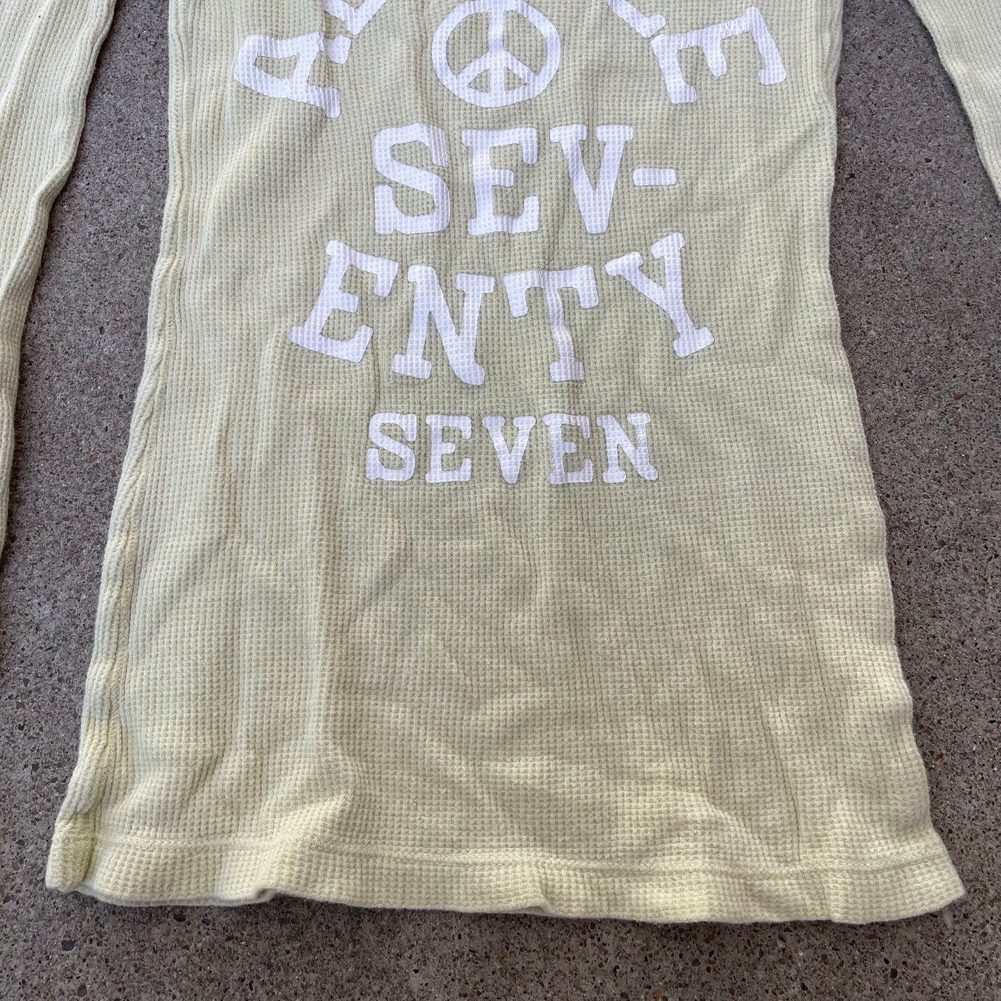 (XS) american eagle peace thermal long-sleeve