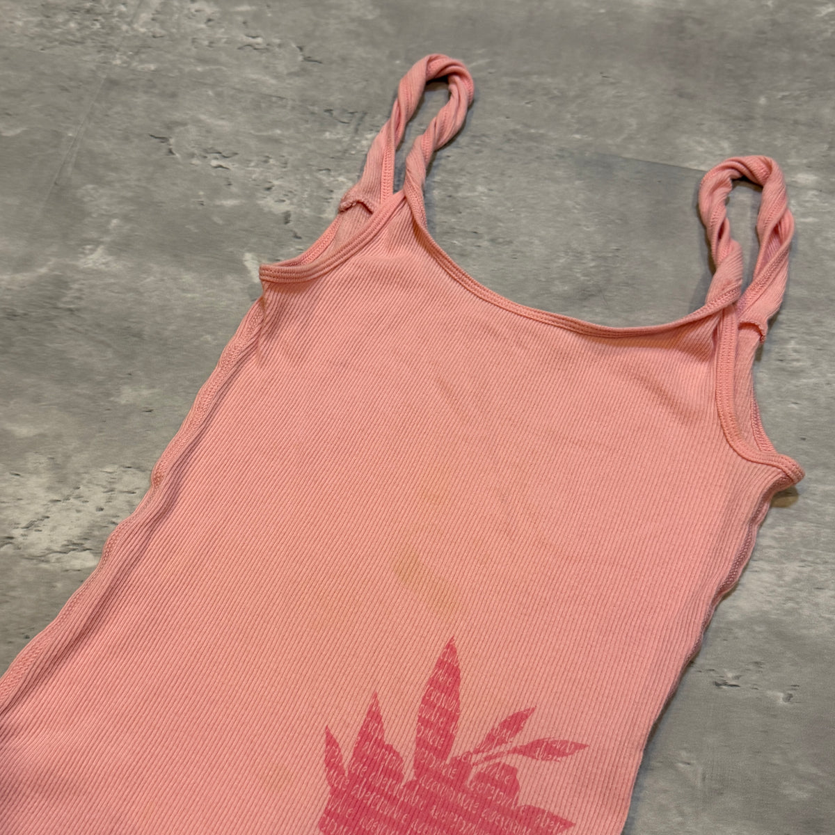 (girls L) Abercrombie cropped twist straps tank top