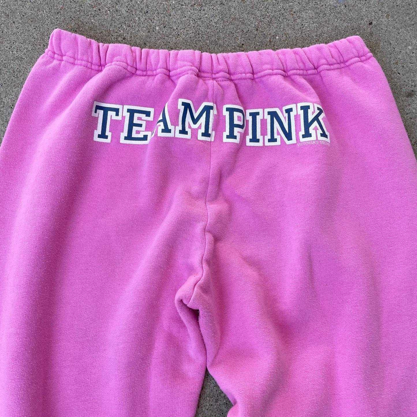 (S) victoria's secret pink spellout jogger capris