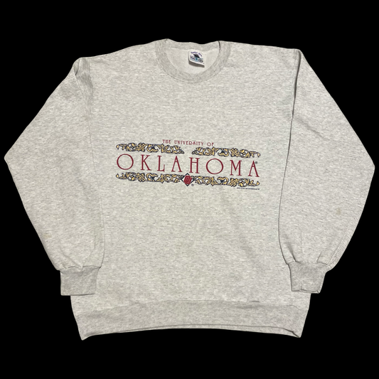 (L) Vintage University of Oklahoma crewneck