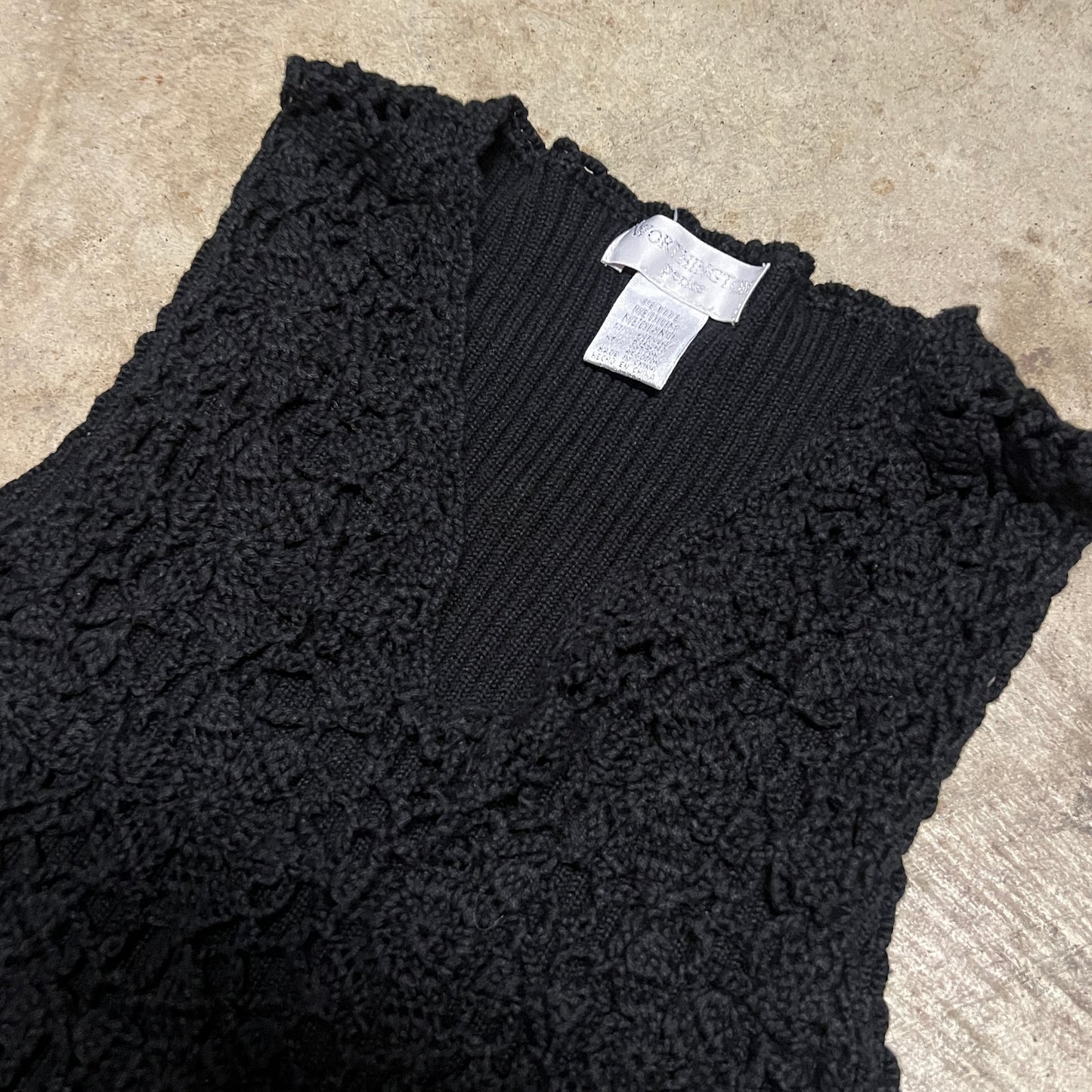 (petite M) worthington semi sheer knit tank