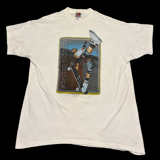 (XL) skating attitude tee