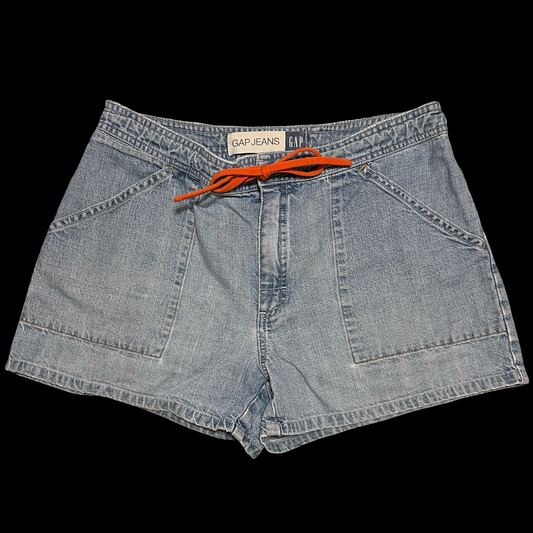 (10) gap denim shorts