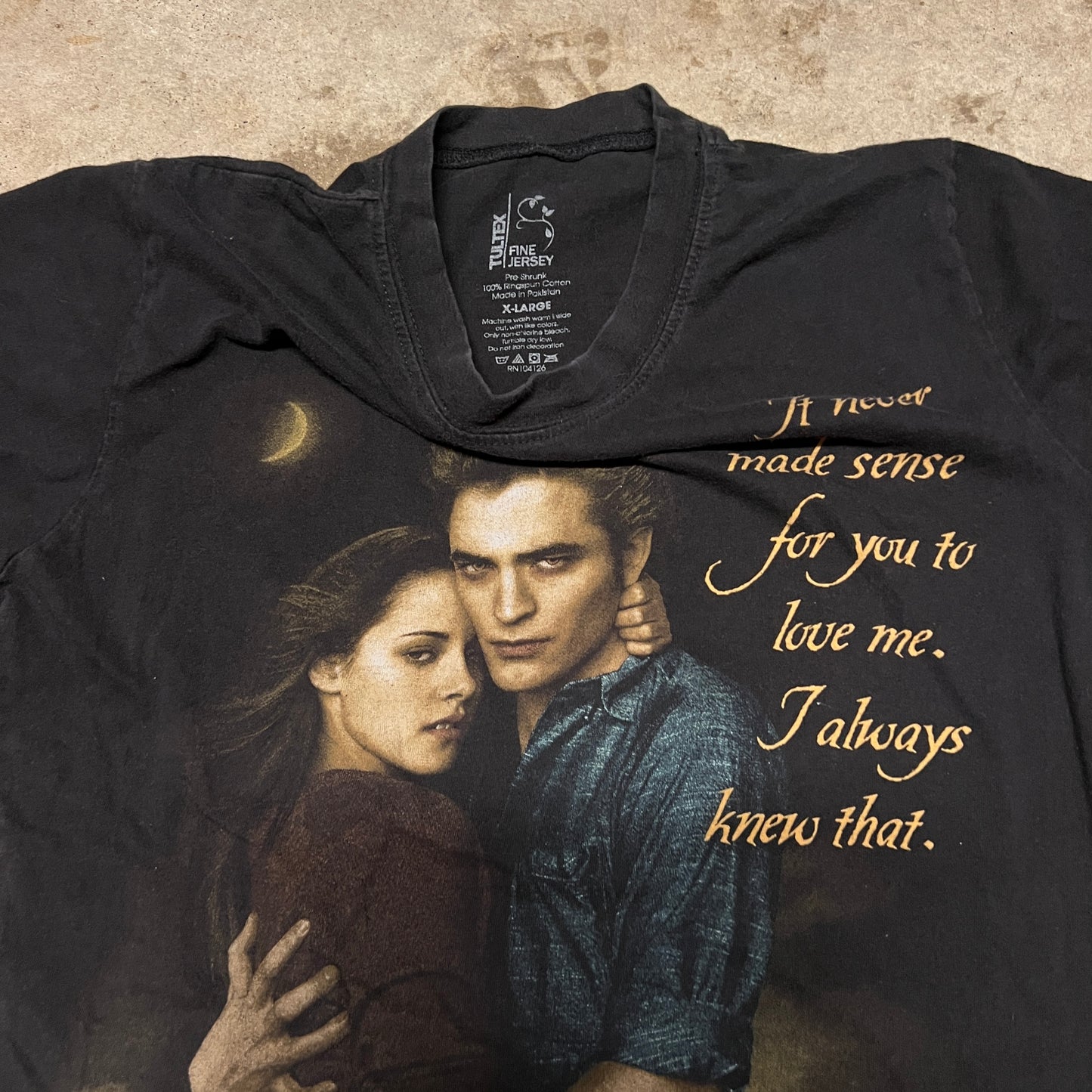 (X-large) twilight new moon tee