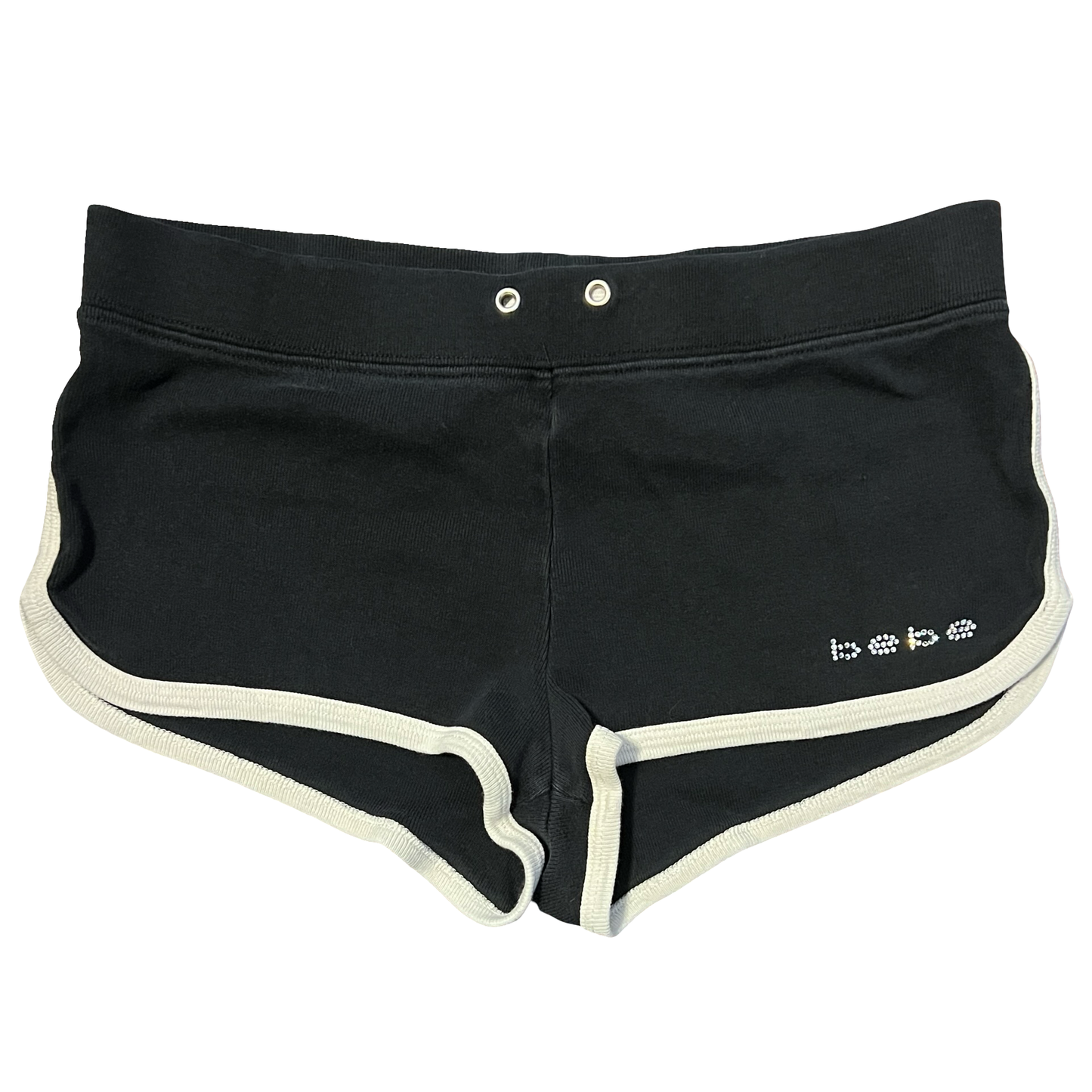 (XS) bebe micro mini sweat shorts