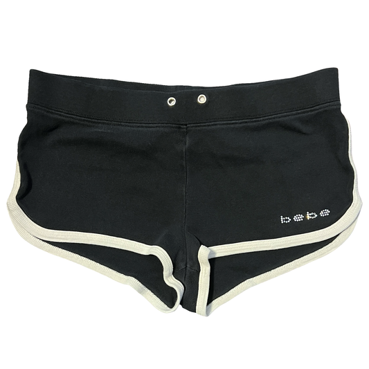 (XS) bebe micro mini sweat shorts
