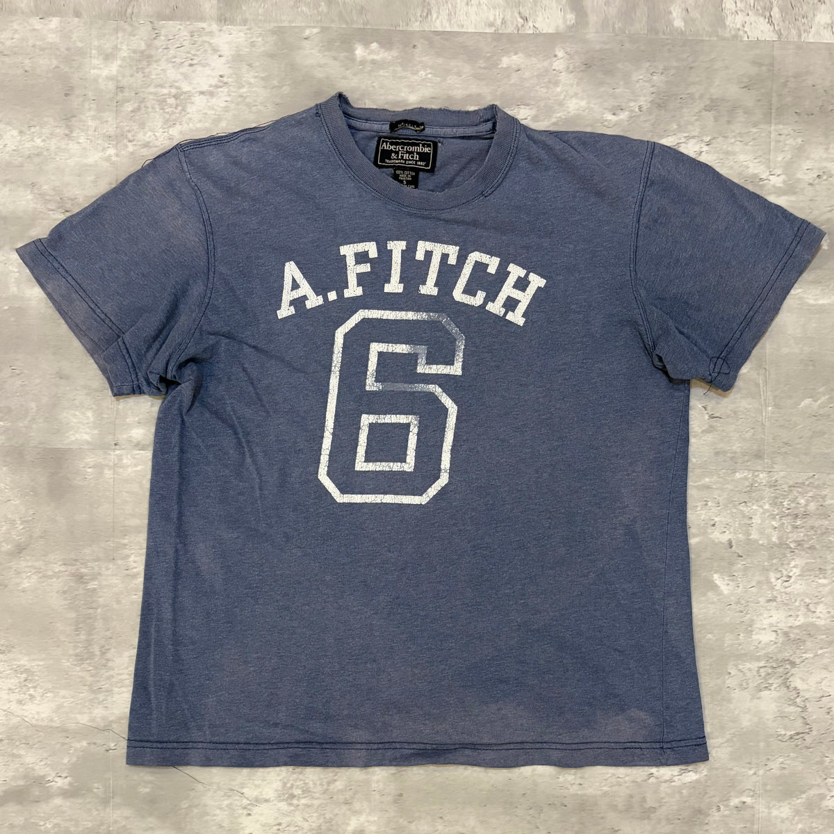 (S) Abercrombie & fitch 6 blue tee